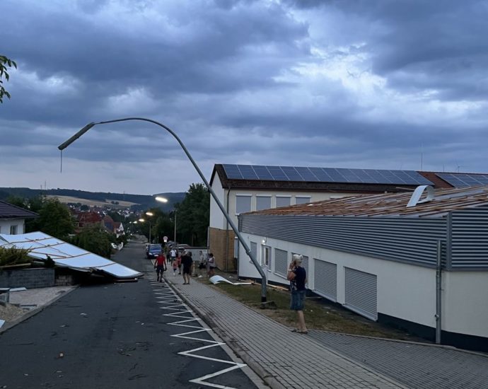 Unwetter über Osthessen
