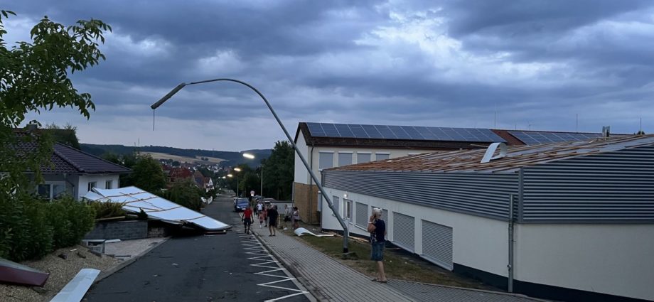 Unwetter über Osthessen