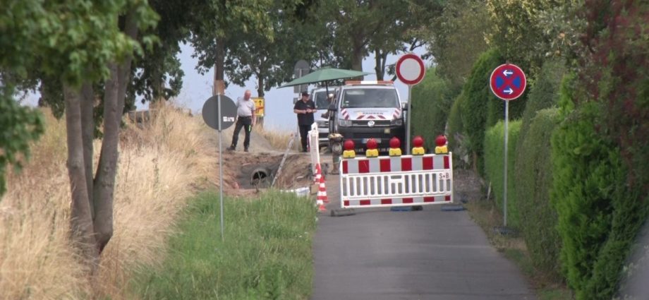 250 KG Weltkriegsbombe in Vellmar erfolgreich entschärft (Kurzclip)