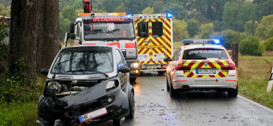 Mit Smart gegen Baum – 19-jährige leicht verletzt