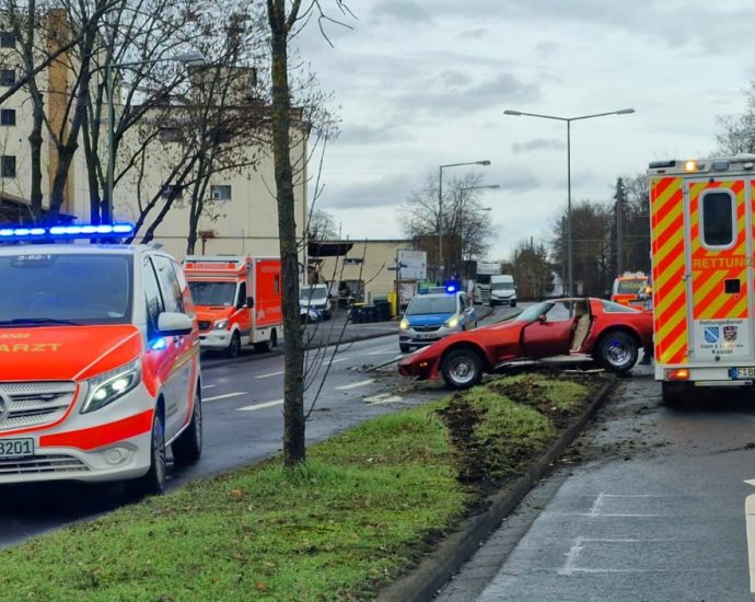 KS: Unfall mit Corvette – Beifahrerin verletzt