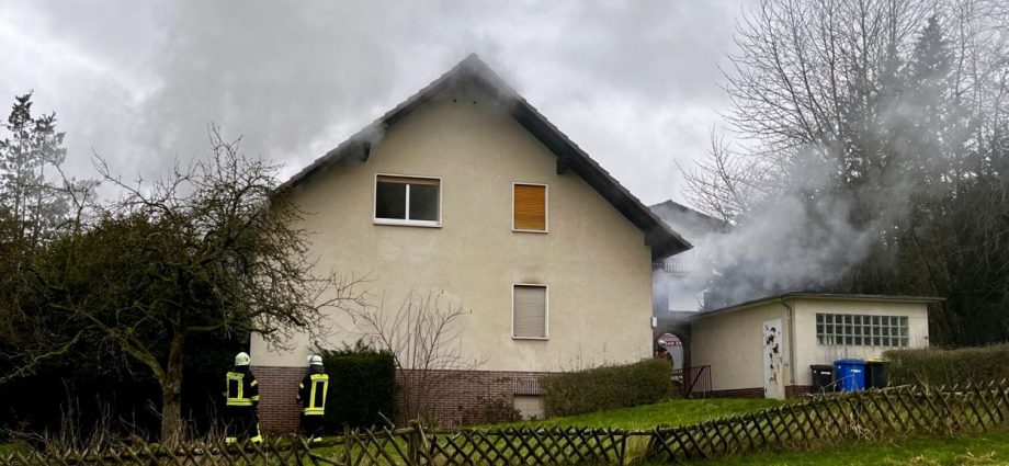 Leerstehendes Wohnhaus brannte in Bad Zwesten