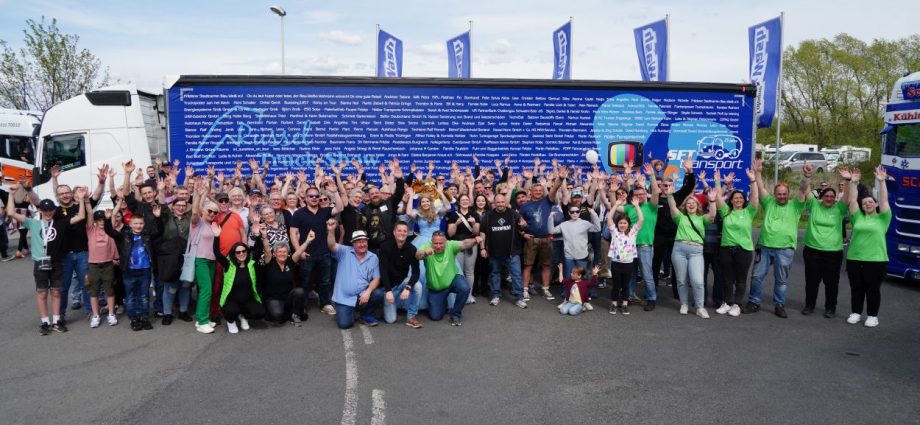 Rüssel Truck Show: Spendetruck mit 31.907 Euro übergeben