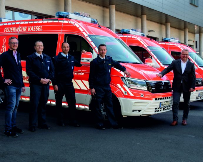 Drei neue ELW 1 – Feuerwehr Kassel modernisiert den Fuhrpark