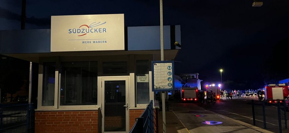 Brand bei Südzucker in Wabern