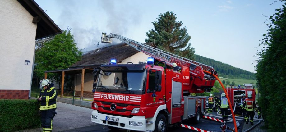 Wohnhaus nach Brand in Zierenberg unbewohnbar