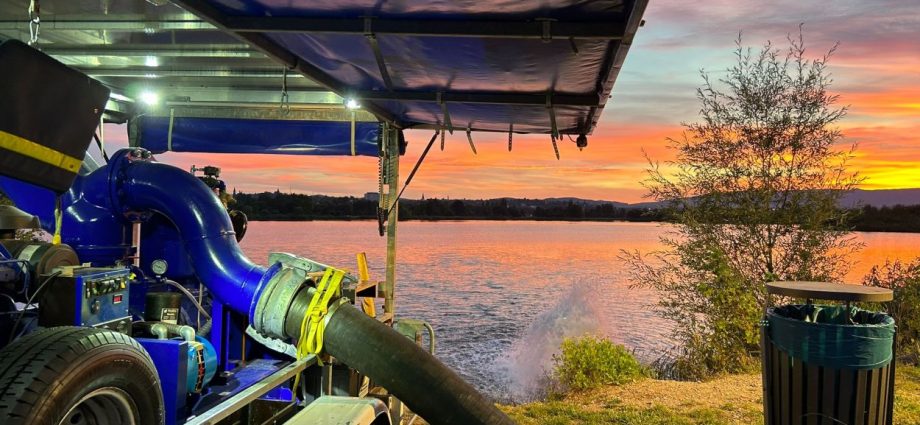 Fischsterben im Werratalsee – THW seit Freitag im Einsatz