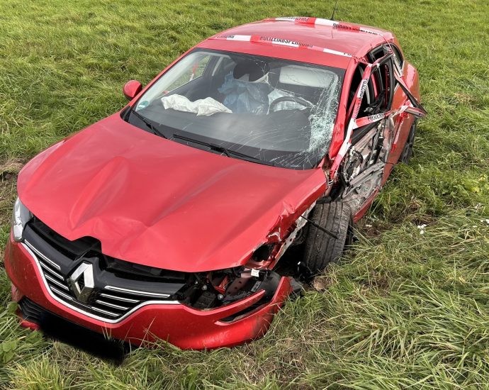 Wespe im Auto – Schwerer Verkehrsunfall bei Immenhausen