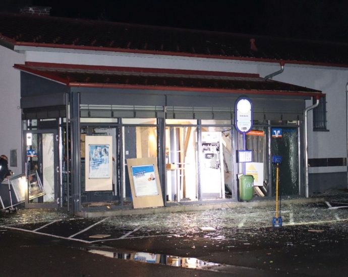 Geldautomat in Südhessen gesprengt